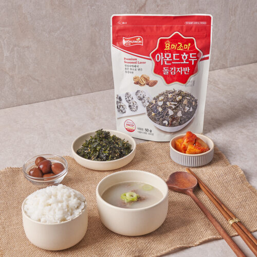김자반 촬영