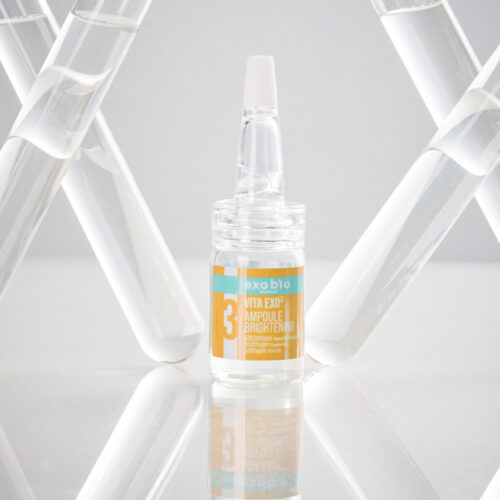 엑소바이오 큐어템 비타 엑소 앰플 브라이트닝 5ml*5ea 촬영