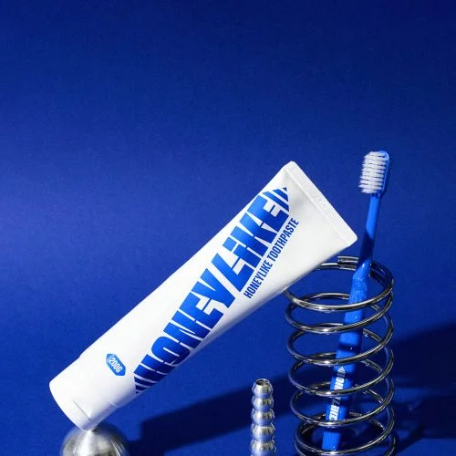 허니라이크 치약 촬영